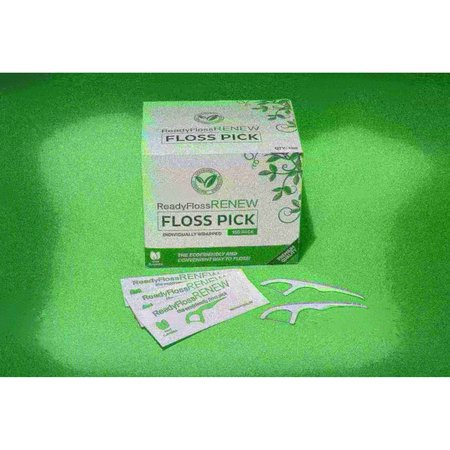 READYFLOSS ReadyFlossRENEW Eco-Friendly Floss Picks RFNEW-150